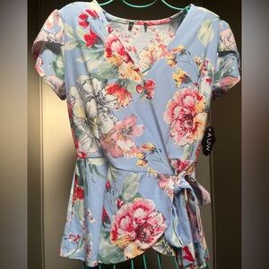 Brand new wrap around shirt